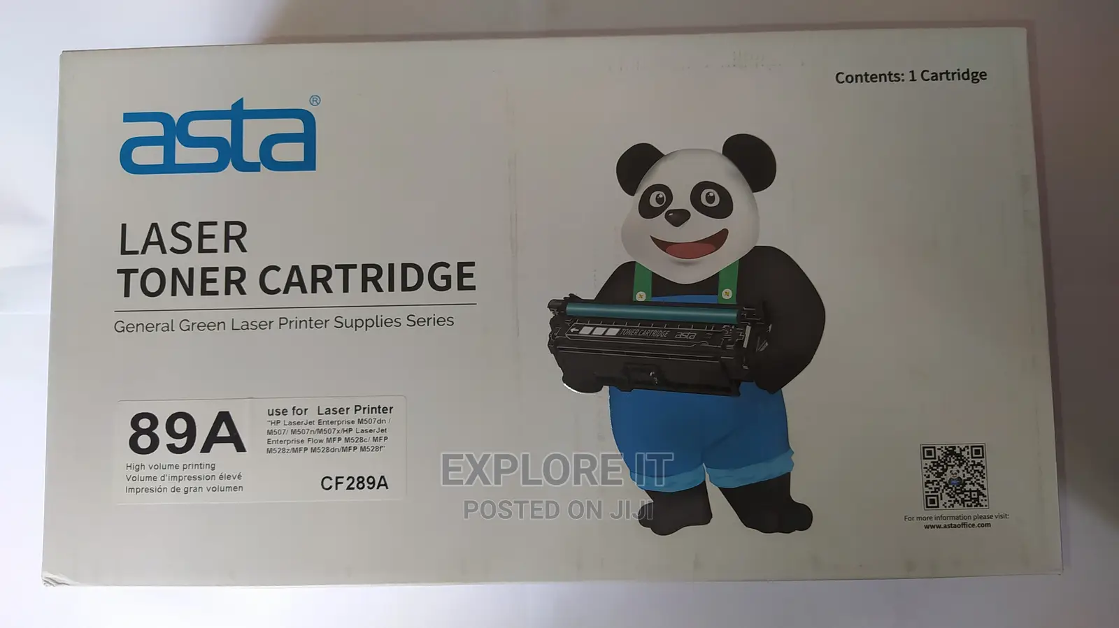 Asta Laser Toner Cartridge 89 a With Chip