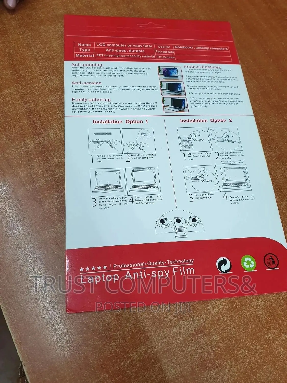 Anti-Glare, Laptop Screen Guard Protector
