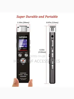 Original LENOVO B618 Digital Voice Recorder, 8gb