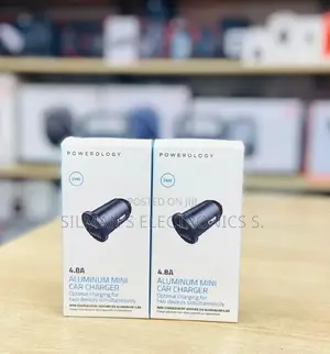 Powerology Aluminium Mini Car Charger
