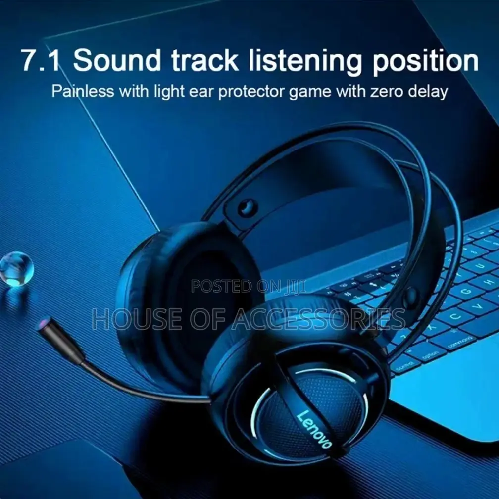 Original LENOVO G30 7.1 Stereo Rgb Gaming Headset