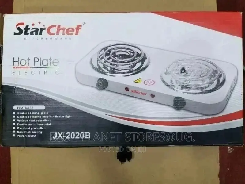 Starchef Double Electric Coiled Hotplate || 2000w | JX-2020B