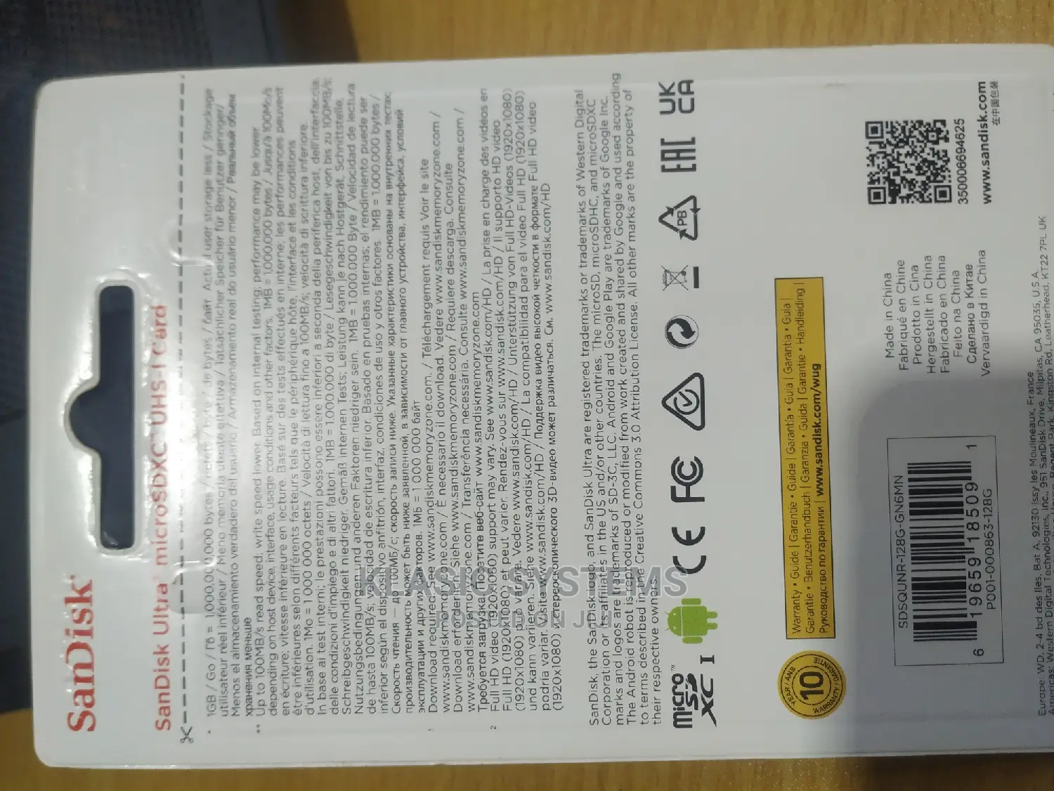 Sandisk Ultra Micro SD Memory Card 128gb for You
