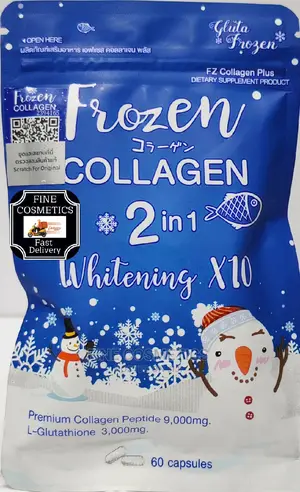 ORIGINAL Frozen Collagen + Gluta X10 Skin WHITENING Tabs