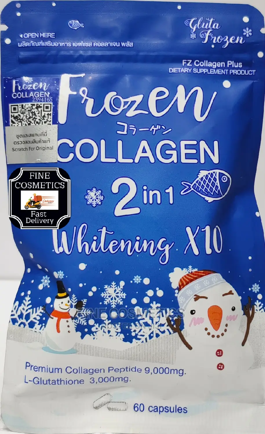ORIGINAL Frozen Collagen + Gluta X10 Skin WHITENING Tabs