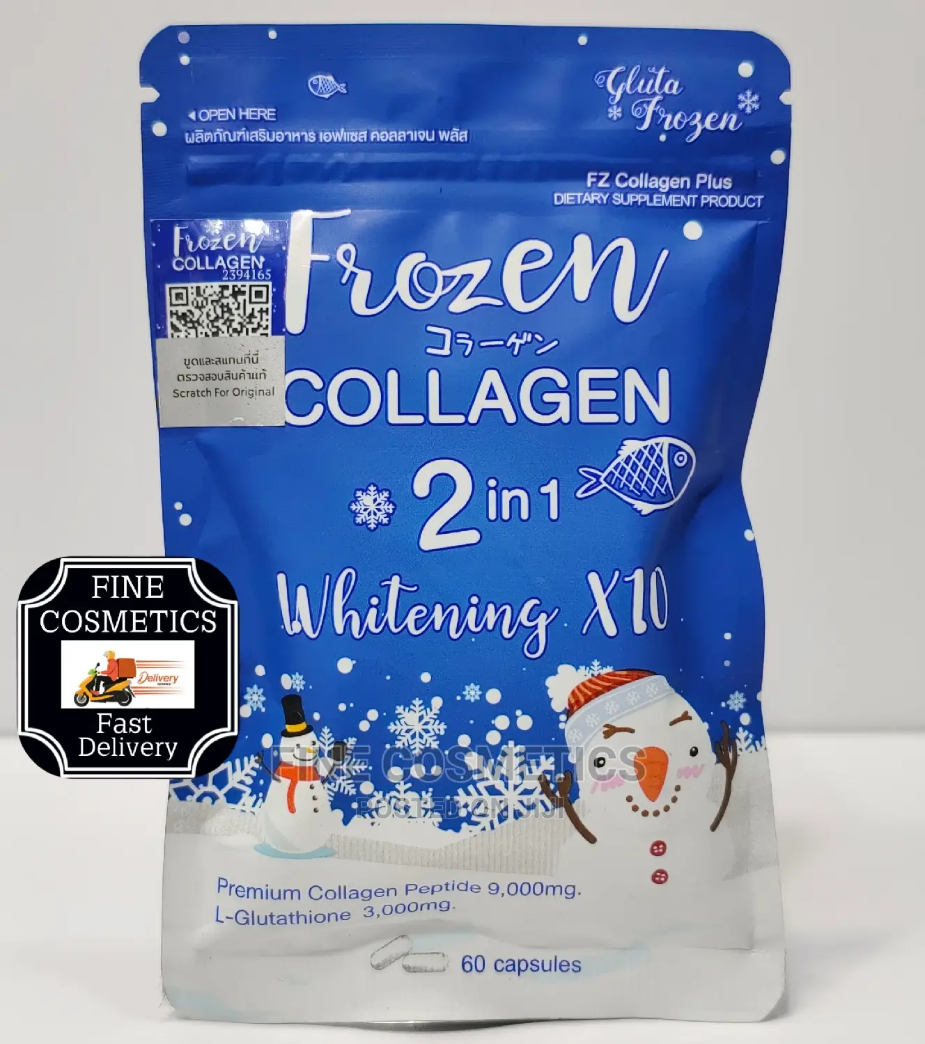 ORIGINAL Frozen Collagen + Gluta X10 Skin WHITENING Tabs