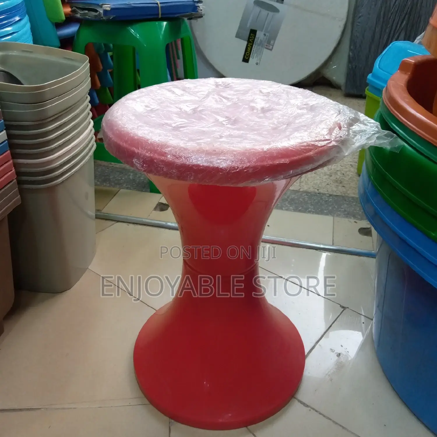 Plastic Round Double Stool