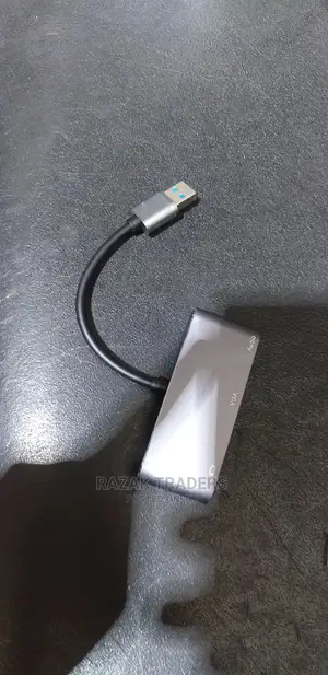 3in1 Metal USB to Hdmi-Compatible VGA Converter 1080P