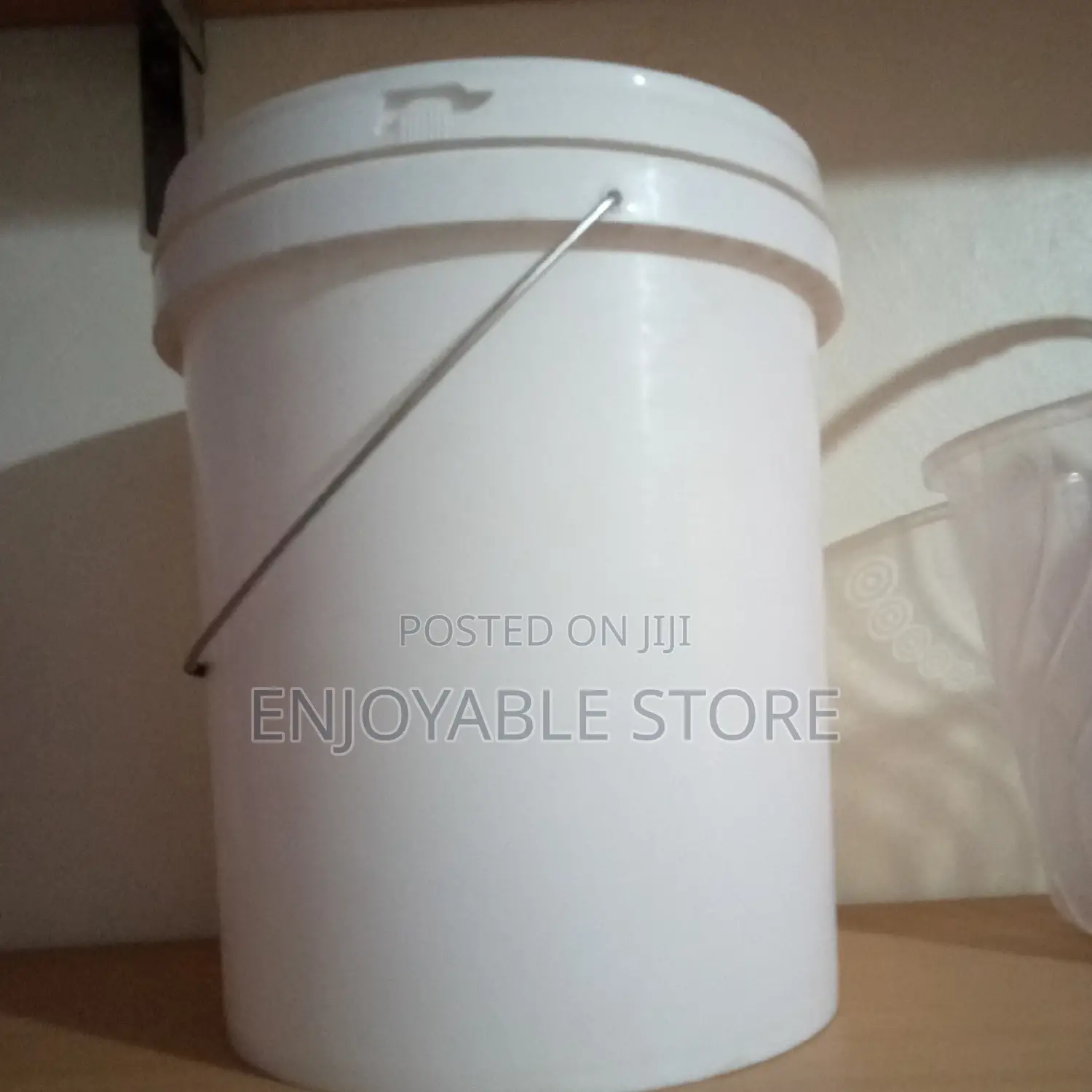 Plastic Empty Paint Bucket