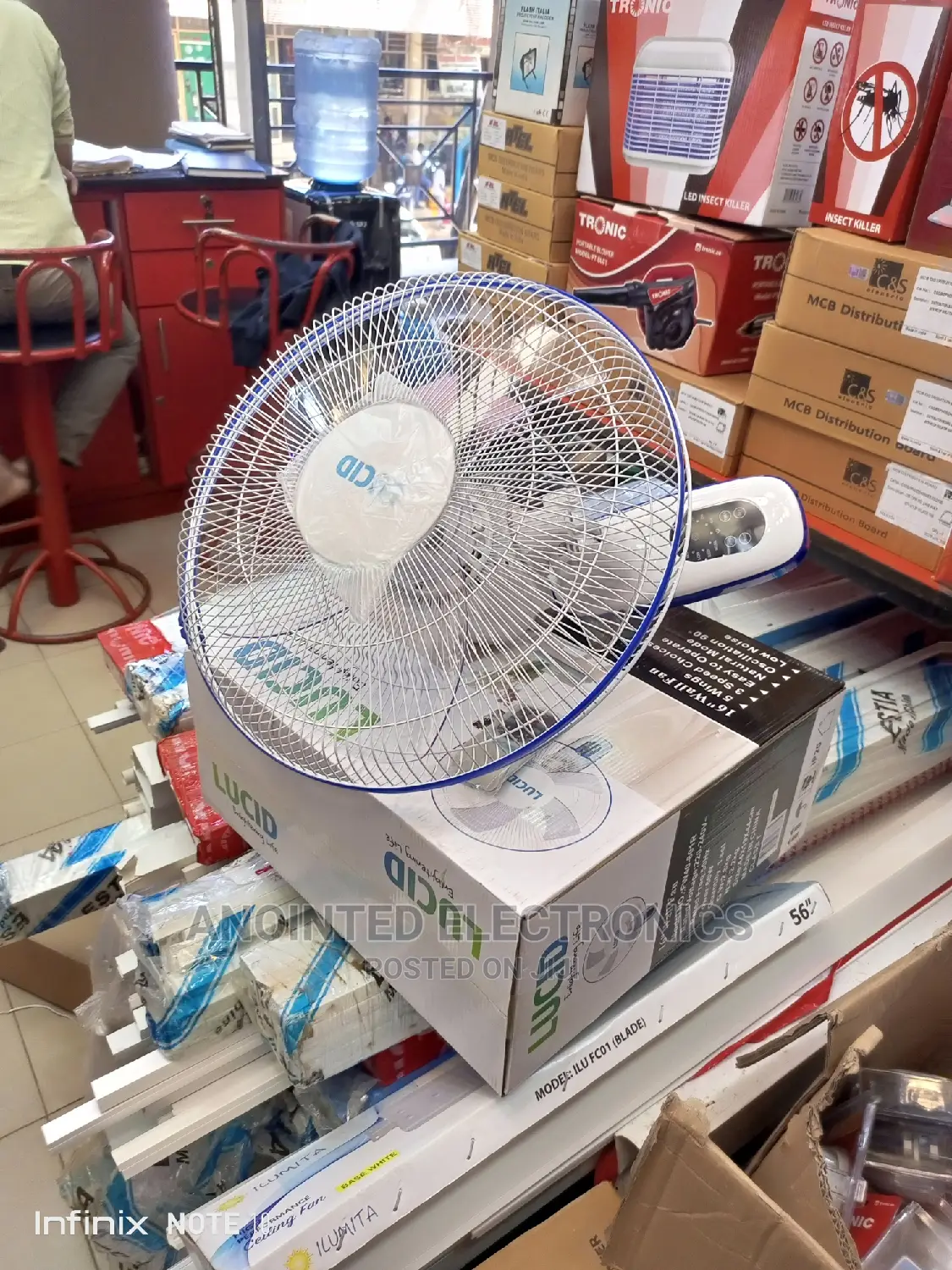 Wall Fan Remote Fan