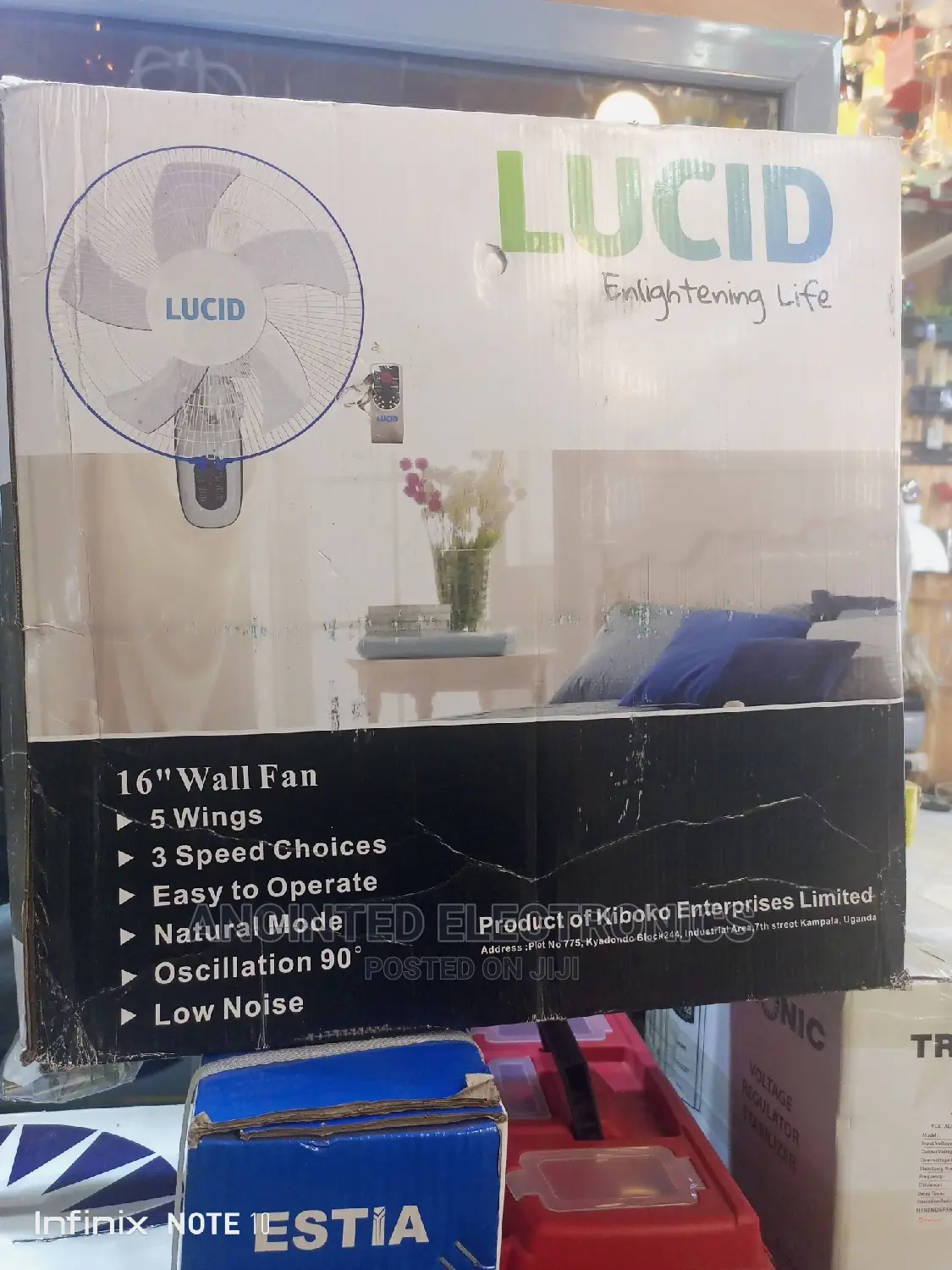 Lucid Wall Remote Fan