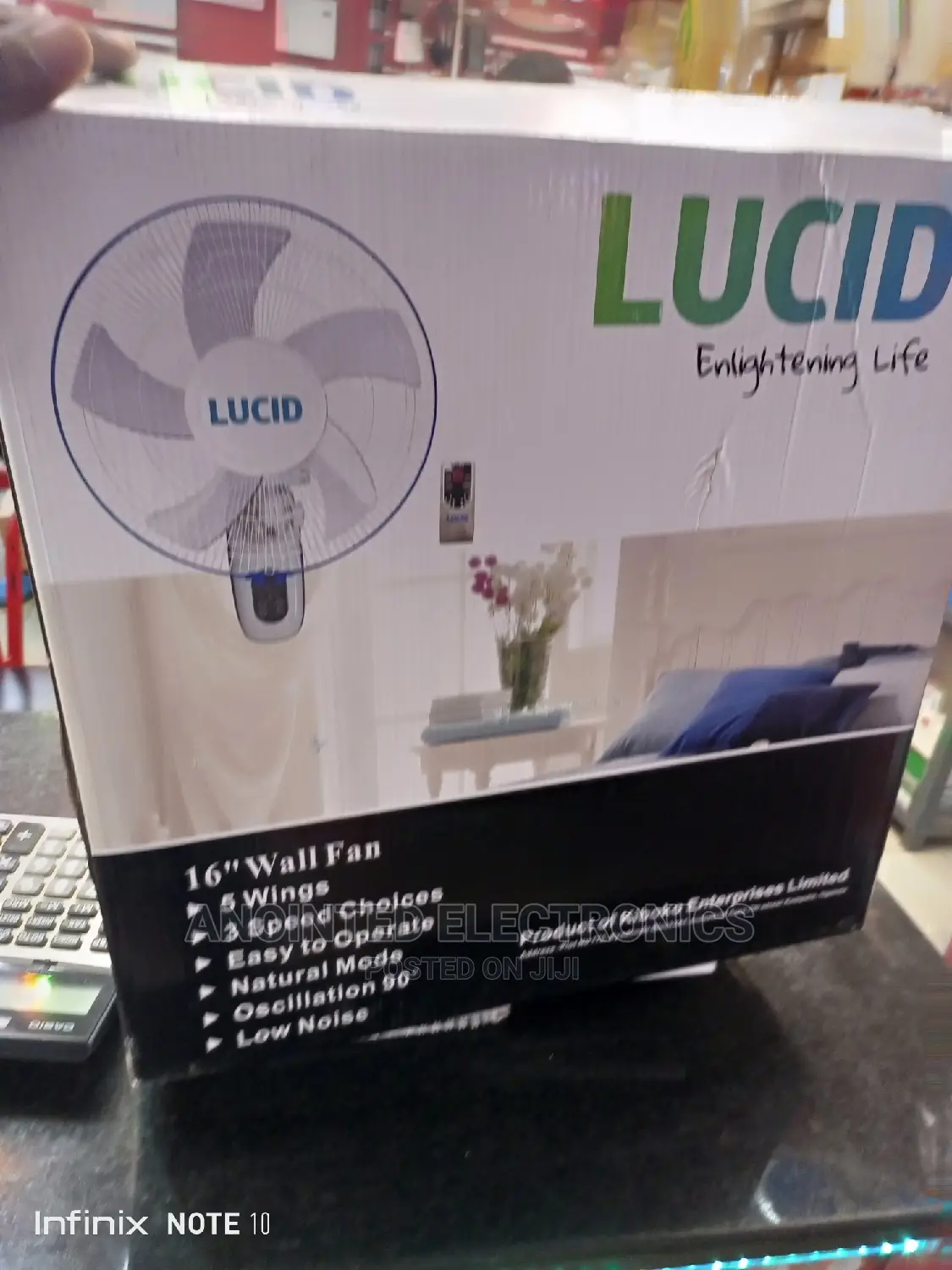 Lucid Remote Fan