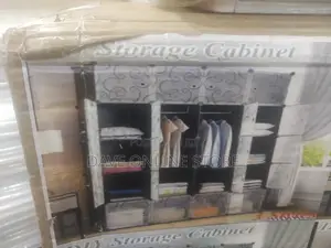 4 Column Storage Cabinet Wardrobe