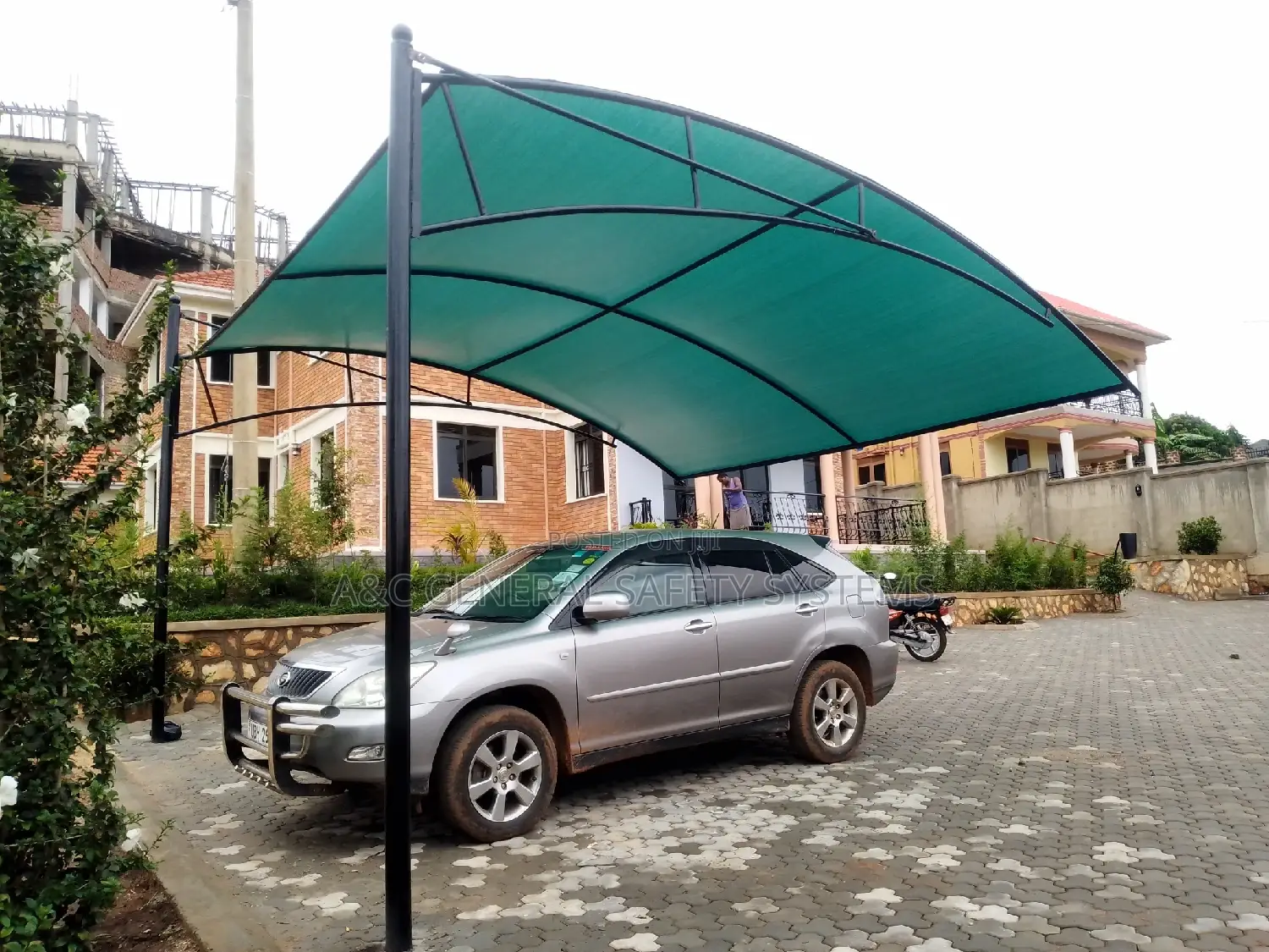 Carpot 2cars Shade Parking Harsh Resistant Weather Elements