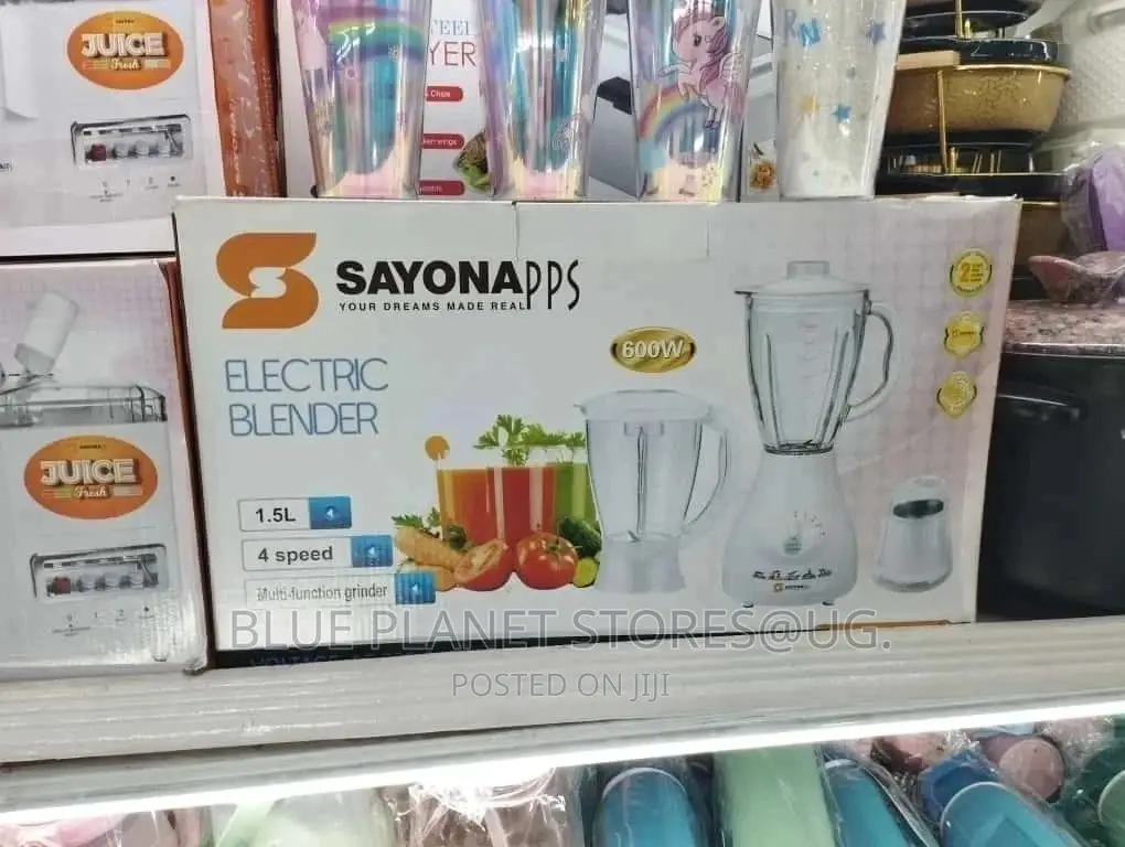 Sayona 3_in_1 Electric Blenders || 1.5L Double Jar || 600w.
