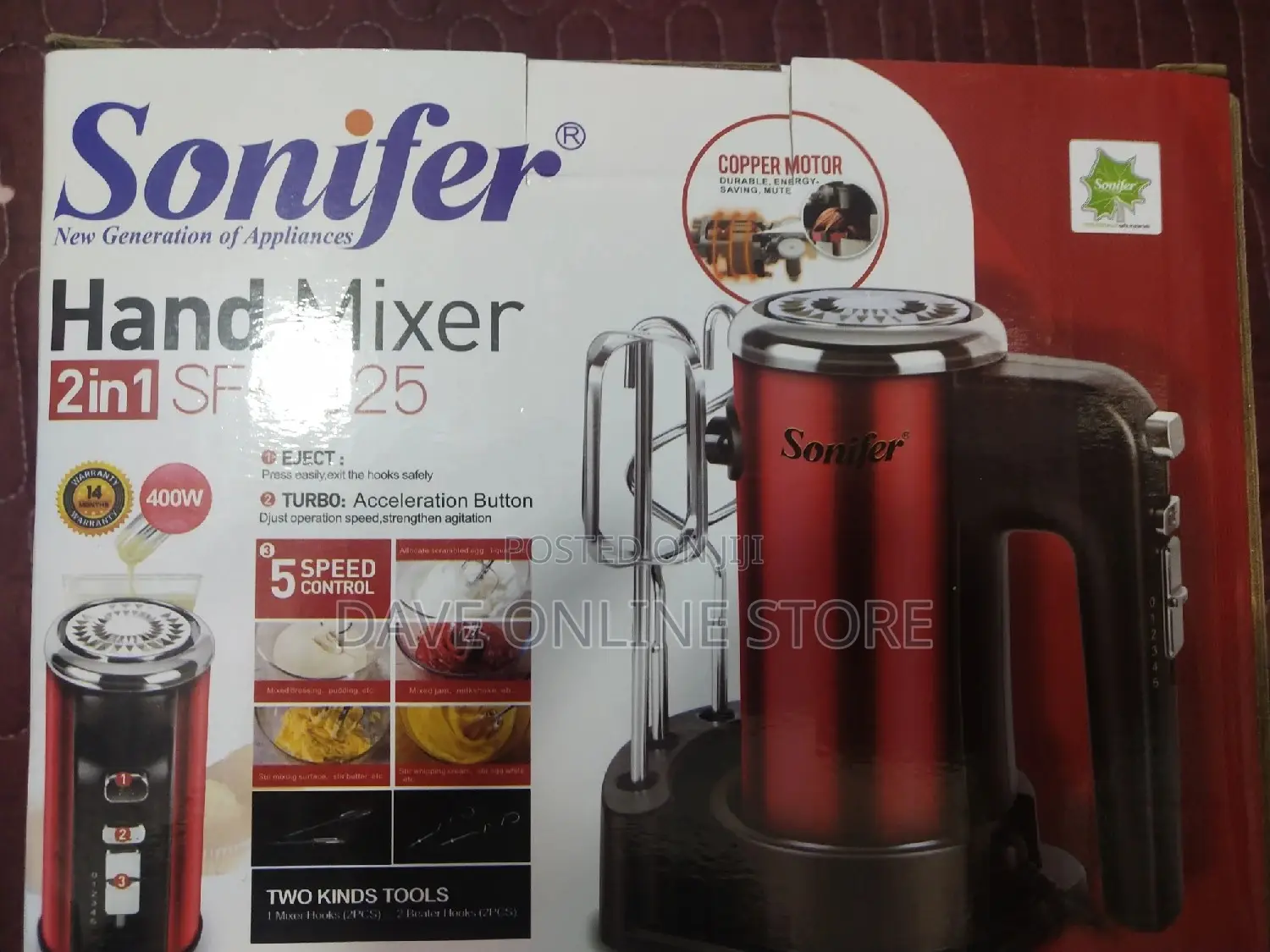 Sonifer 2 in 1 Hand Mixer