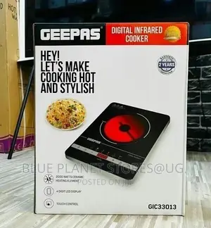Geepas Digital Single Infrared Cookers || 2000w || GIC33013