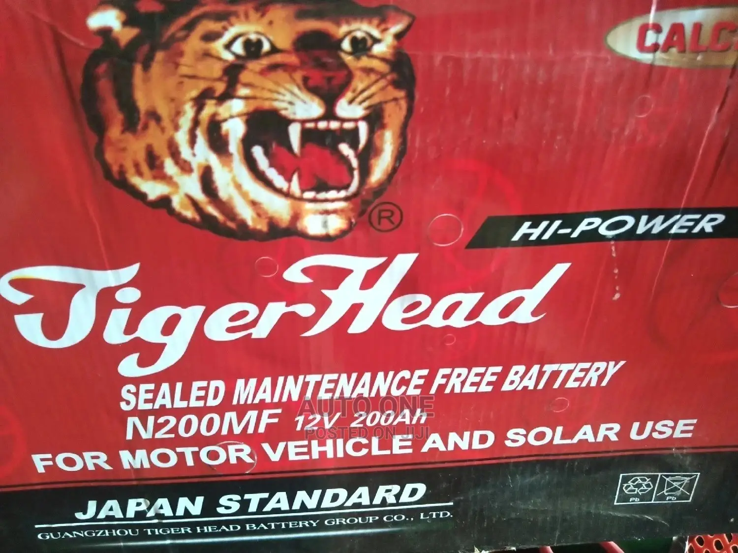 N200 Tigerhead Batteries Japan Standard Based.