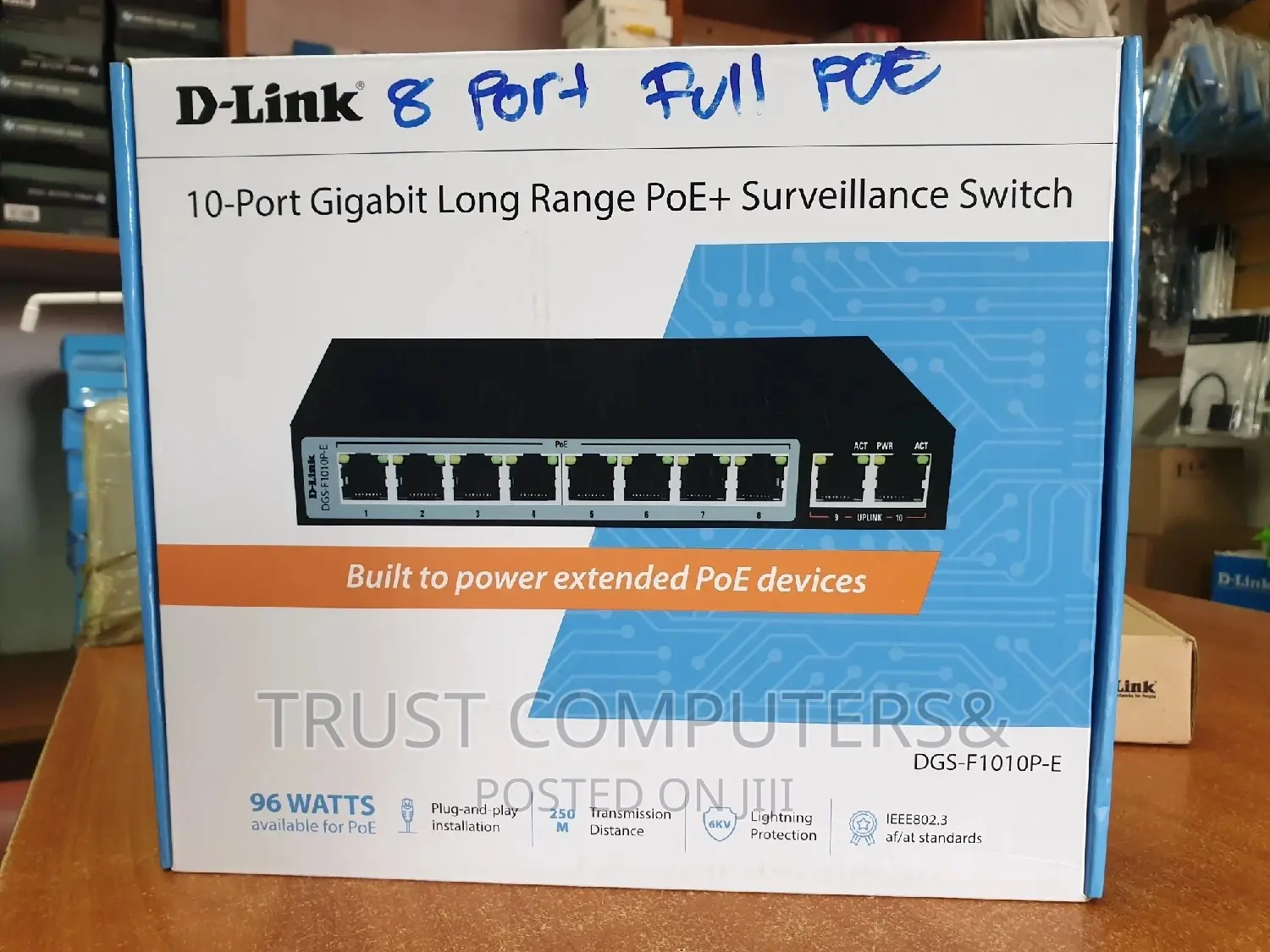 D Link 8port Poe Surveillance Switch