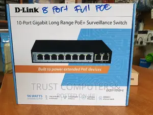 D Link 8port Poe Surveillance Switch