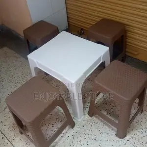 Plastic Set of Medium Table Stools