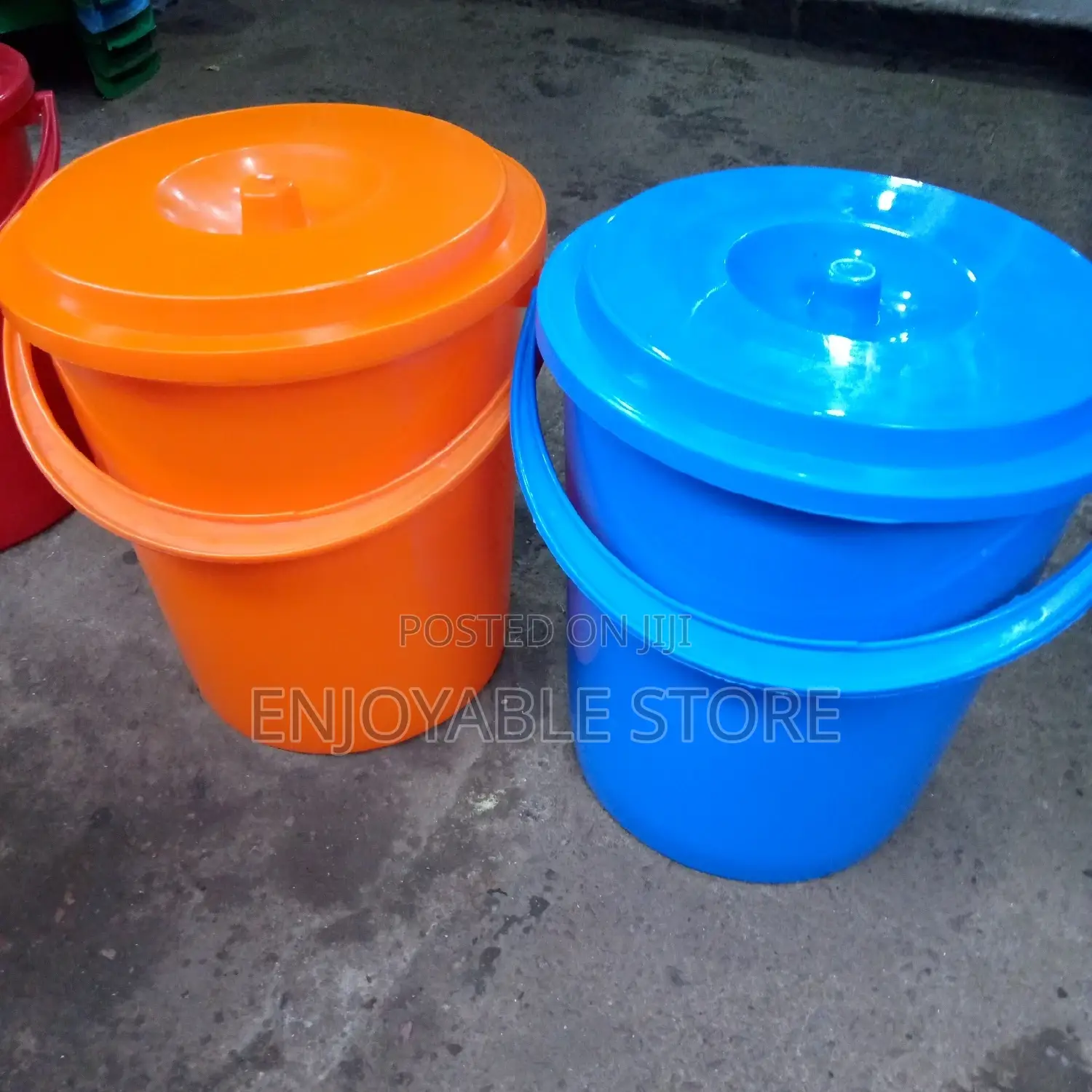 Plastic Go Back 2school Bucket