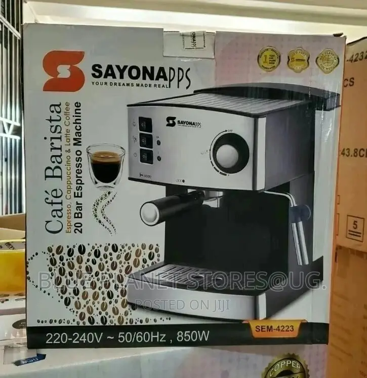 Sayona 1.6litre || 20 Bars Coffee Maker Machine || SEM-4223