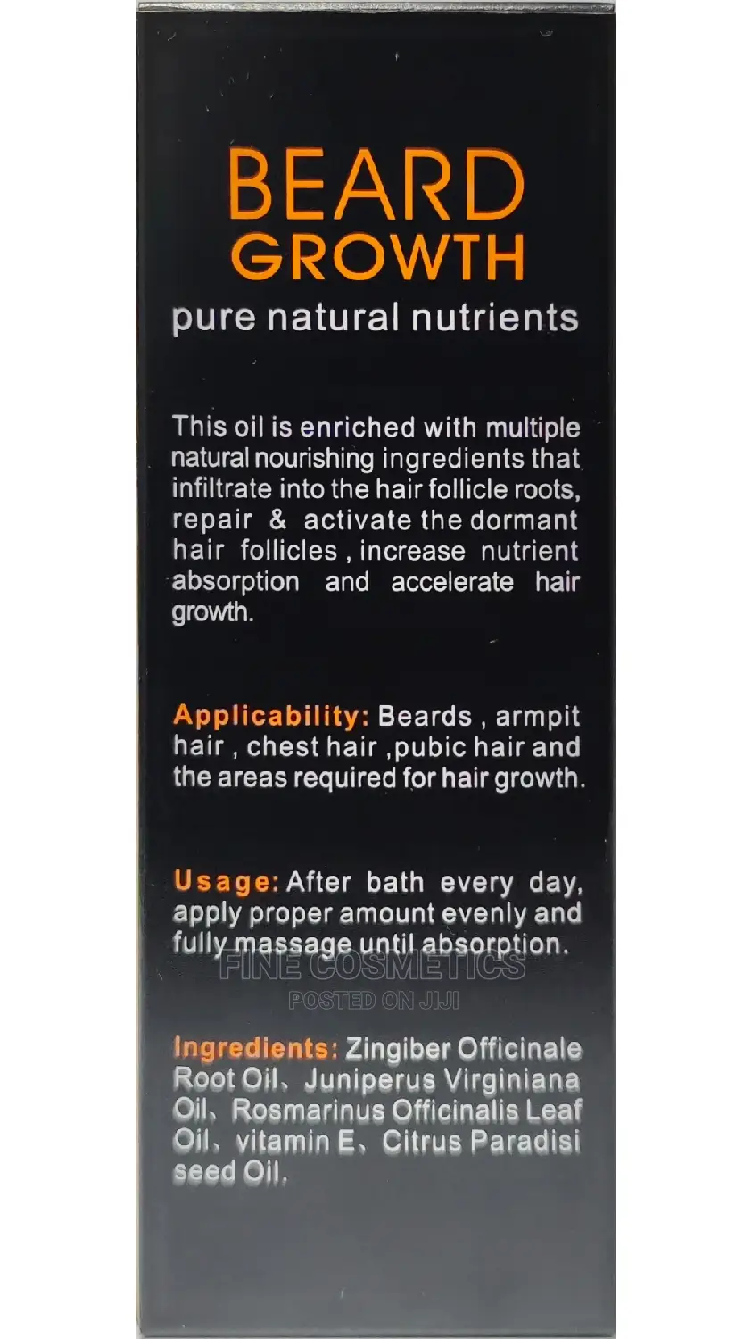 Original Balay Beard Growth Hair Booster Essential Oil