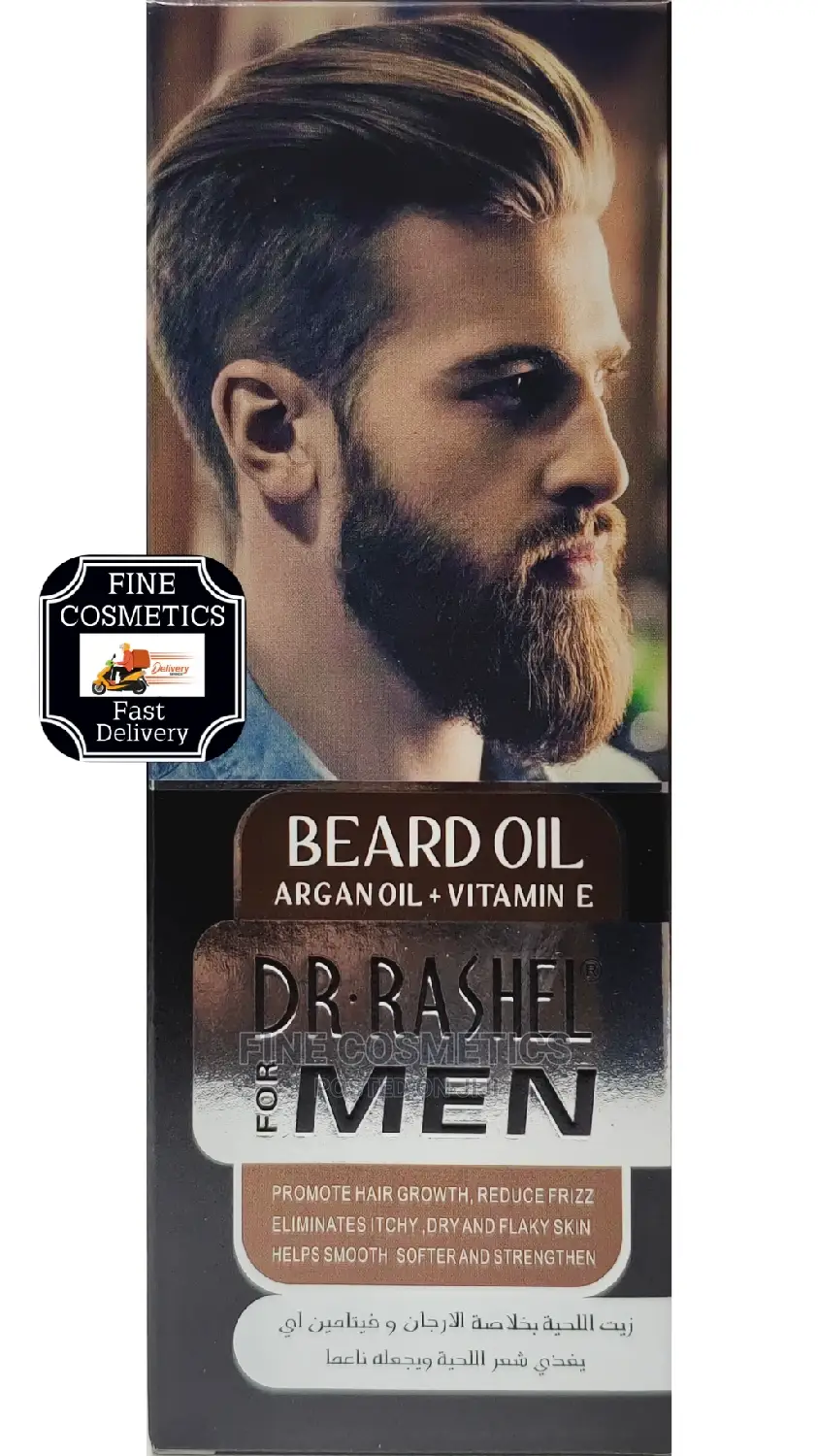 Original Dr Rashel Beard Growth Hair Booster Oil + Vitamin E