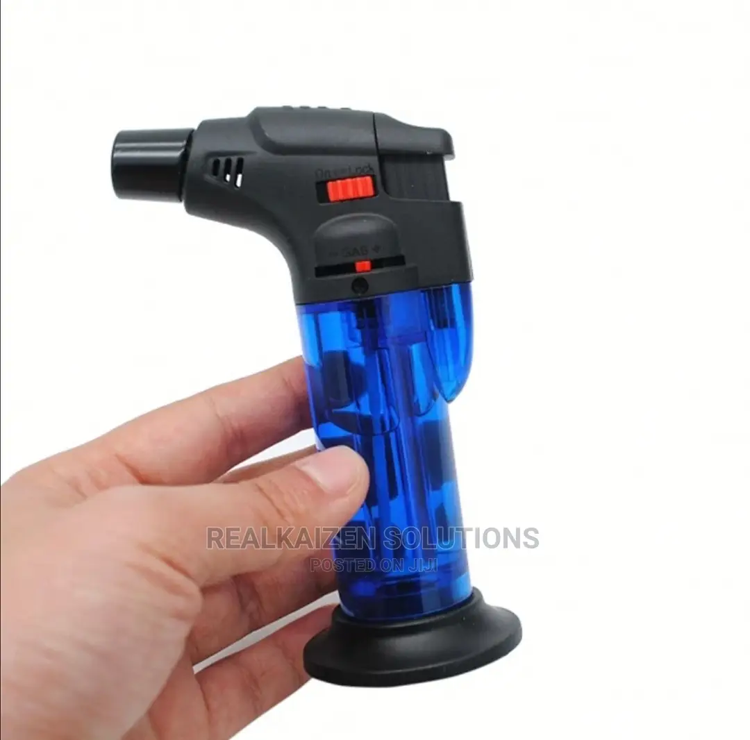 Windproof Blow Gas Refillable Torch Lighter