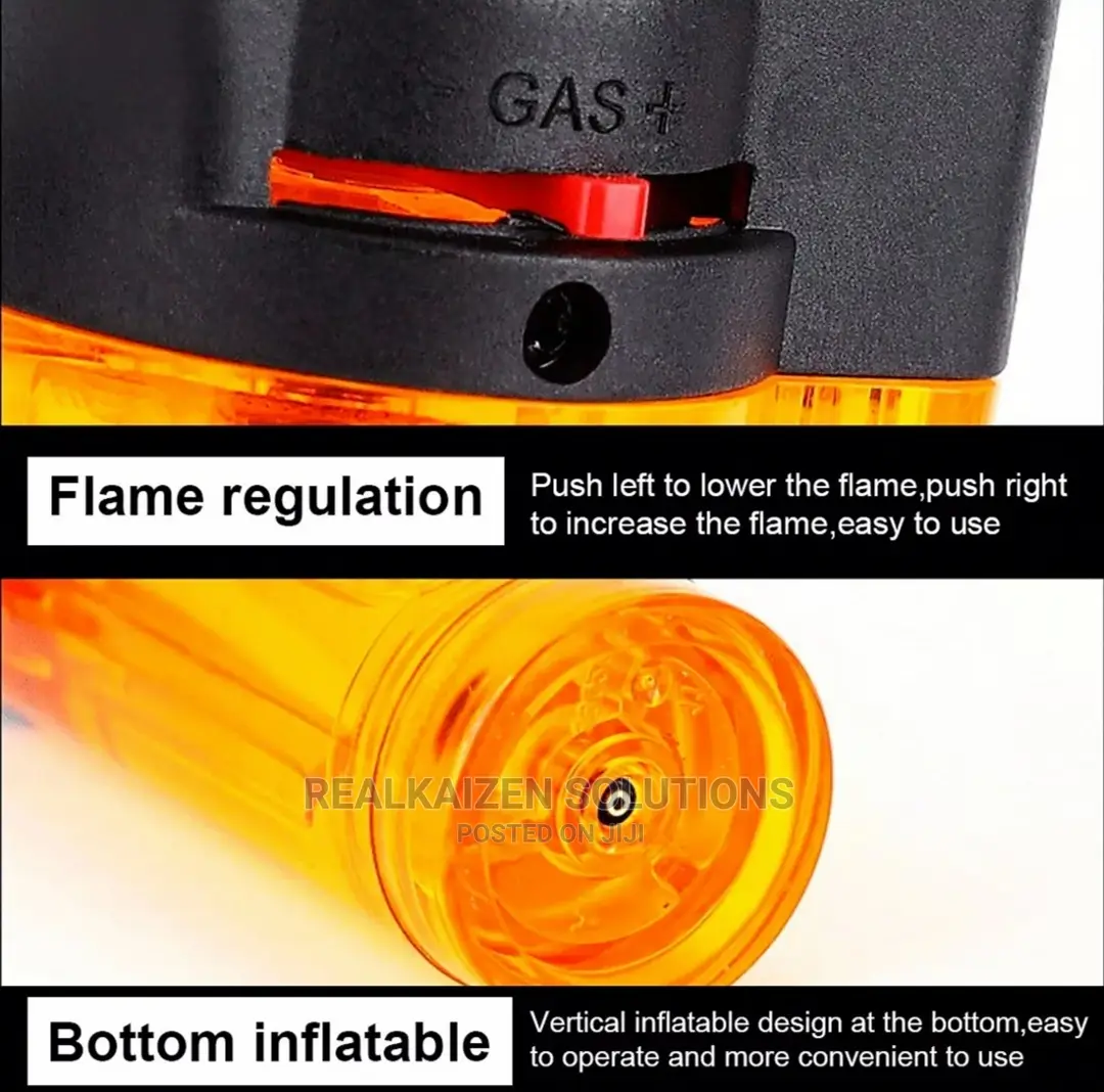Windproof Blow Gas Refillable Torch Lighter