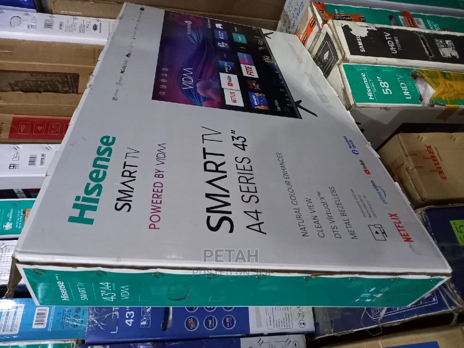 Hisense 43inches Flameless TV