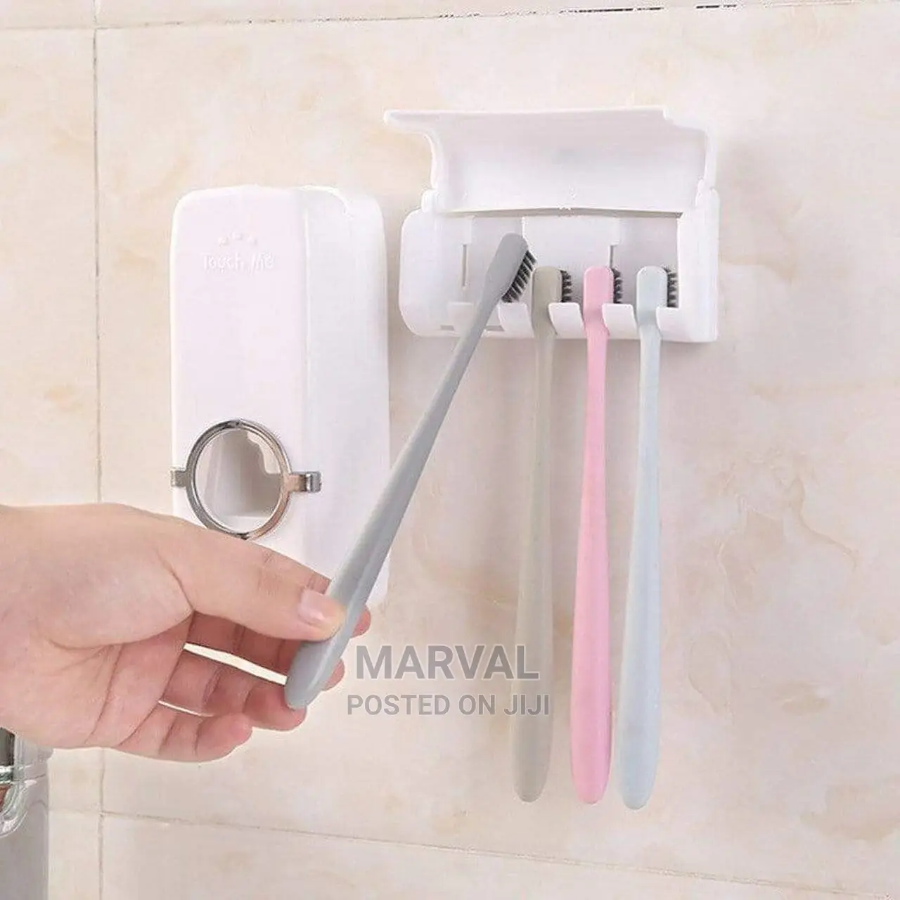 Toothpaste Dispenser and Tooth Holder