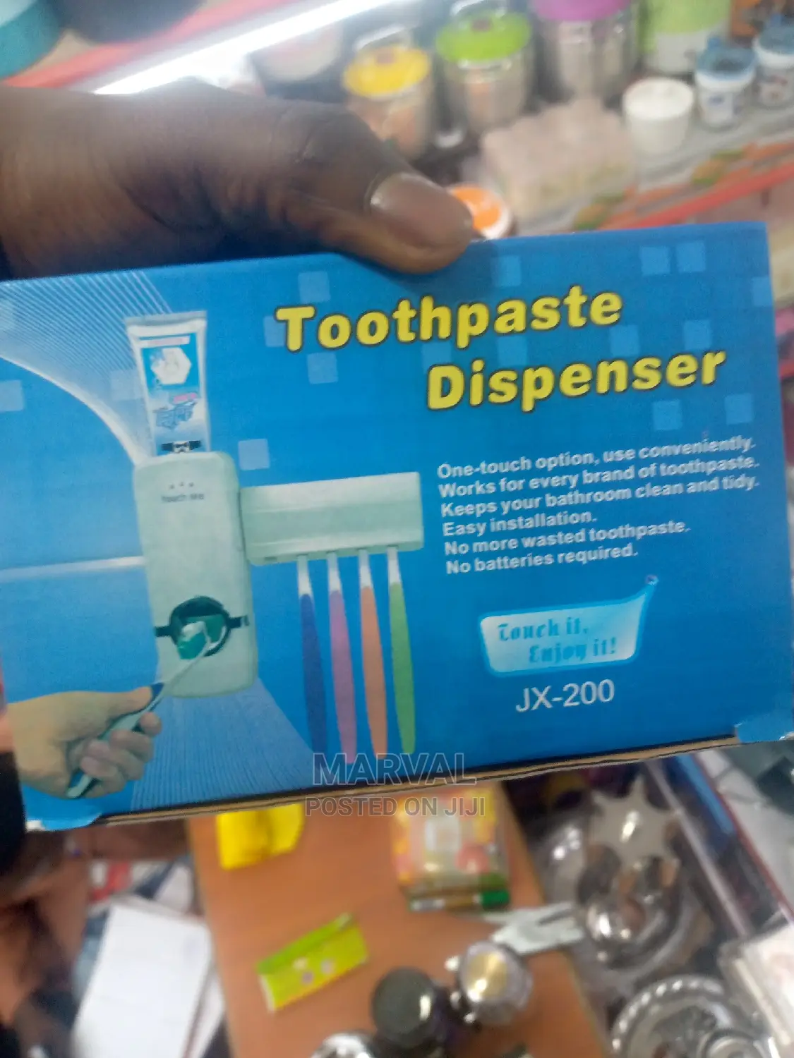 Toothpaste Dispenser and Tooth Holder