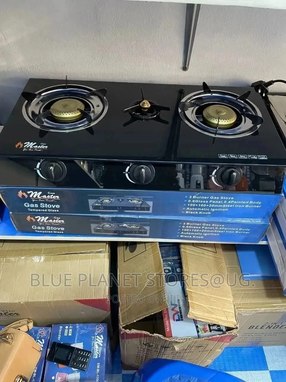 Electro Master Tripple Gas Stoves || Ceramic Glass Top