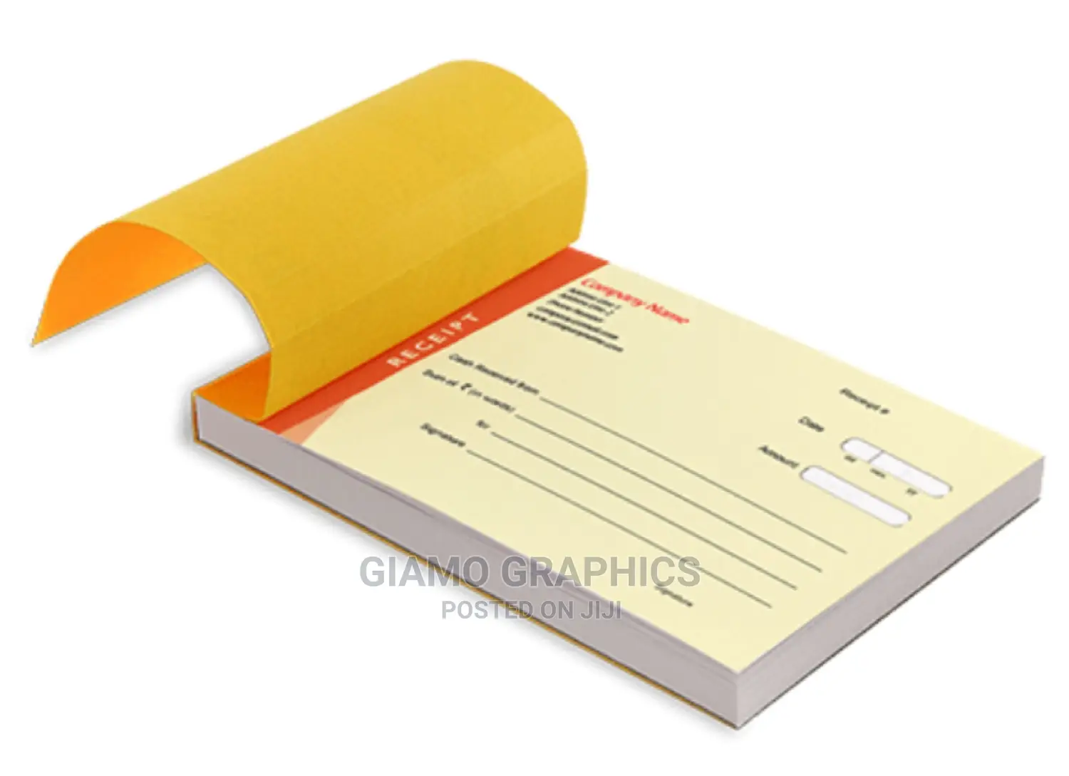 Receipt Books Full Colour