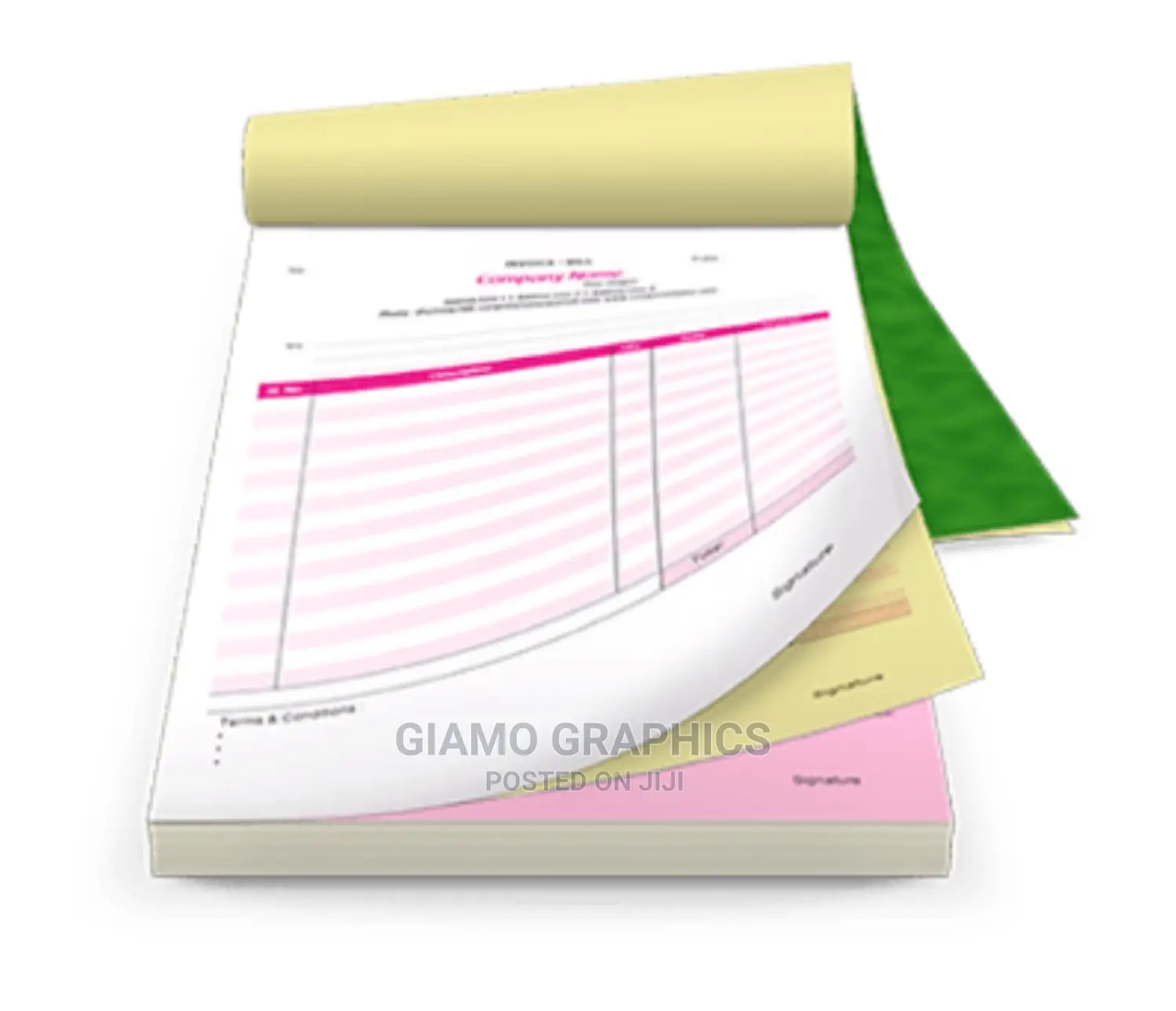 Receipt Books Full Colour