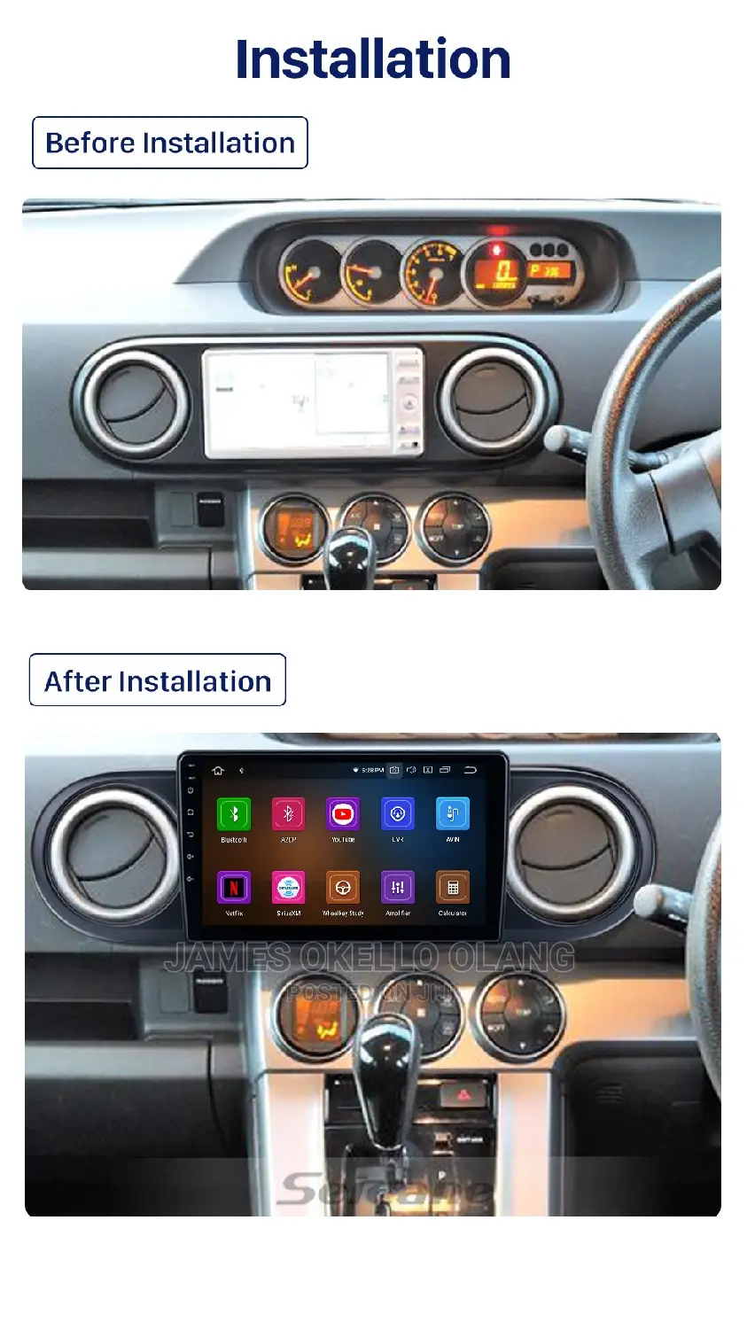 Toyota Rumion Custom Fit Radio