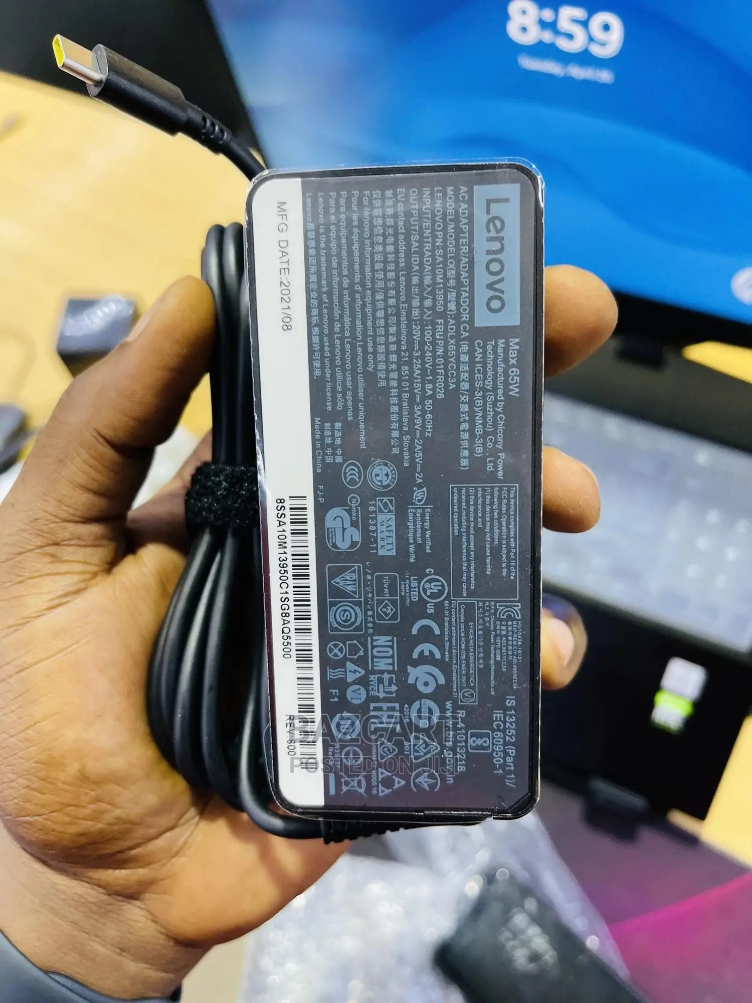 Lenovo Type C 65W Original Charger