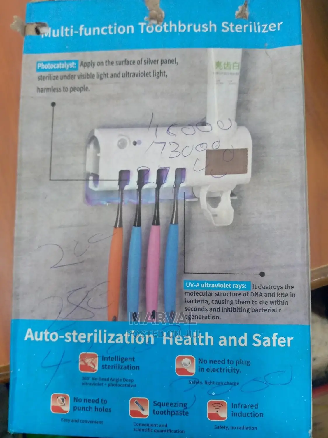 Multi-Functional Toothbrush Sterilizer