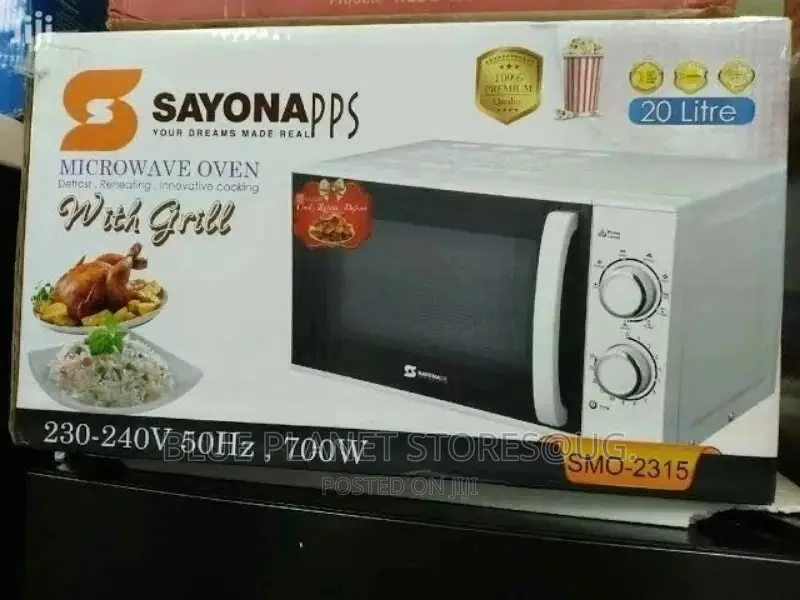 Sayona 20L Microwave Oven With a Grill || 700w || SMO-2315