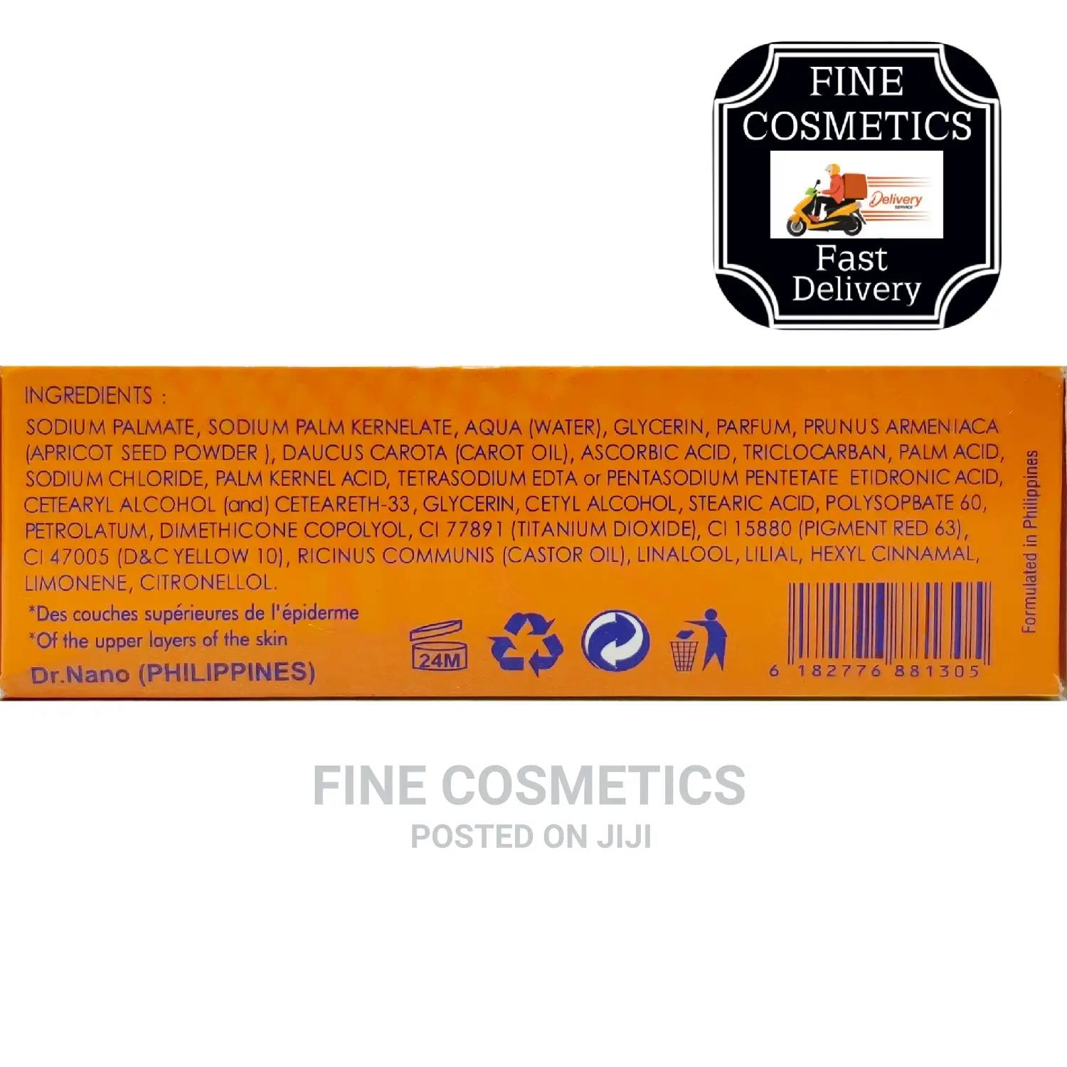 Original Nano Extra Natural Carrot and Papaya Whitening Soap