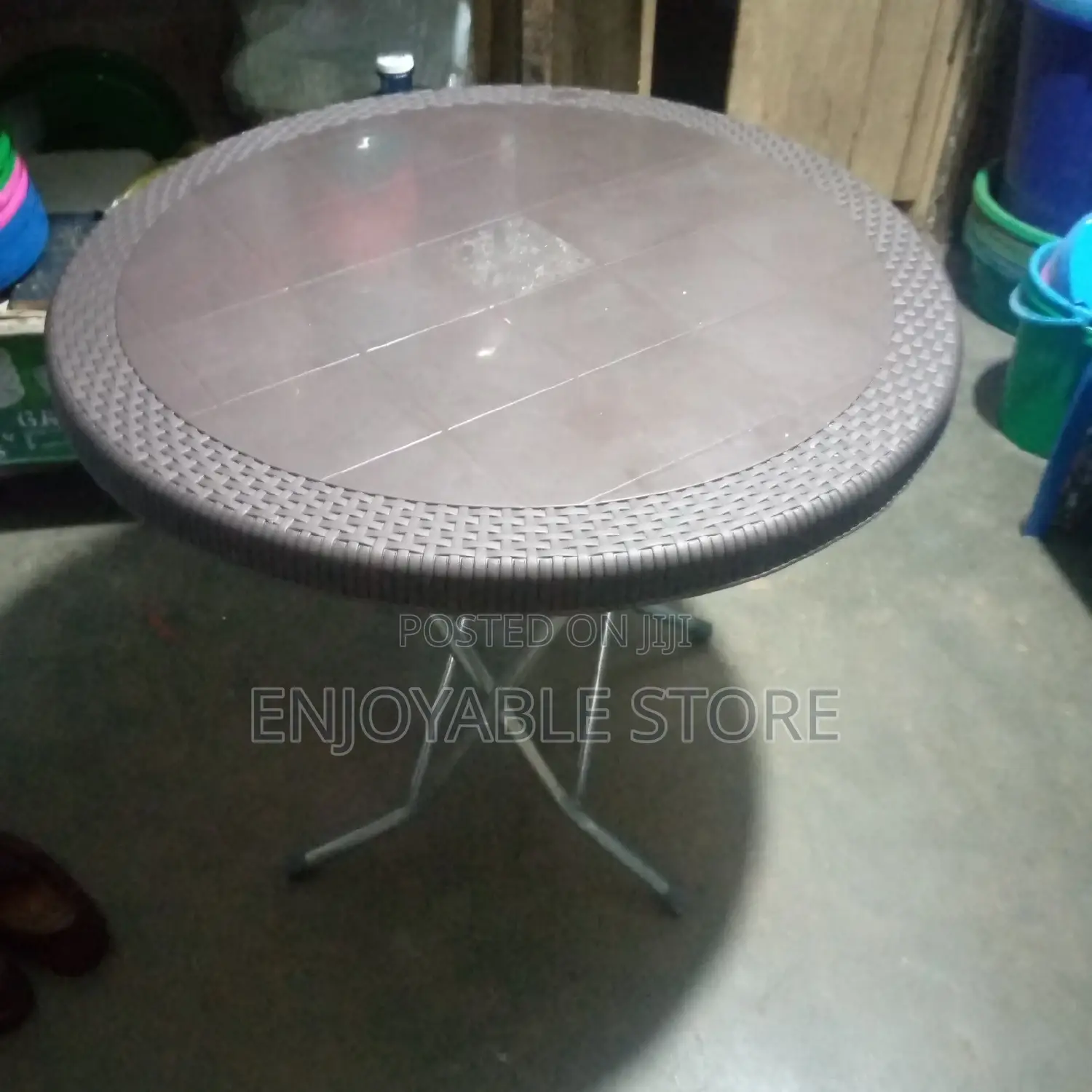 Plastic Foldable Strong Round Table