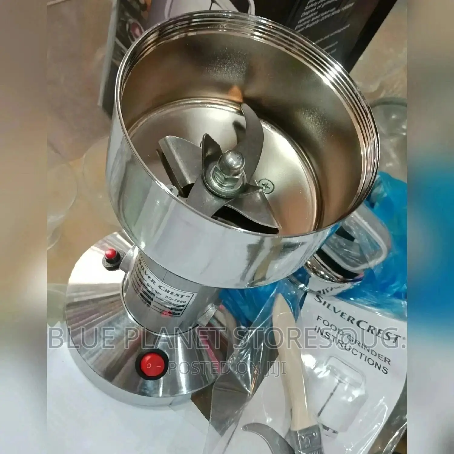 200grams Electric Dry Grains/Cereals Grinder || S/S Body.