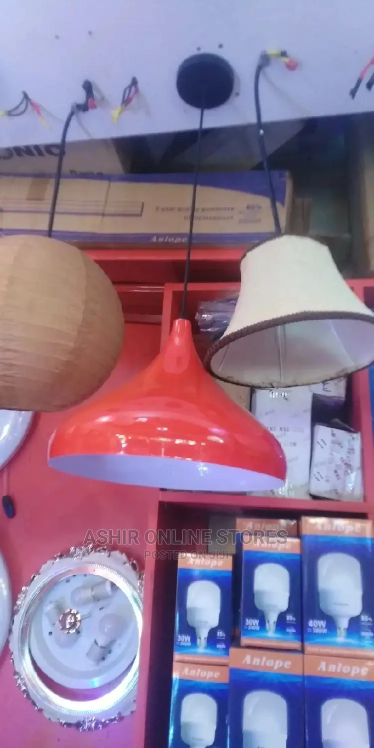 Red Pendant Lamp Holder