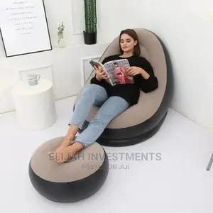 Inflatable Sofa With Foot Rest