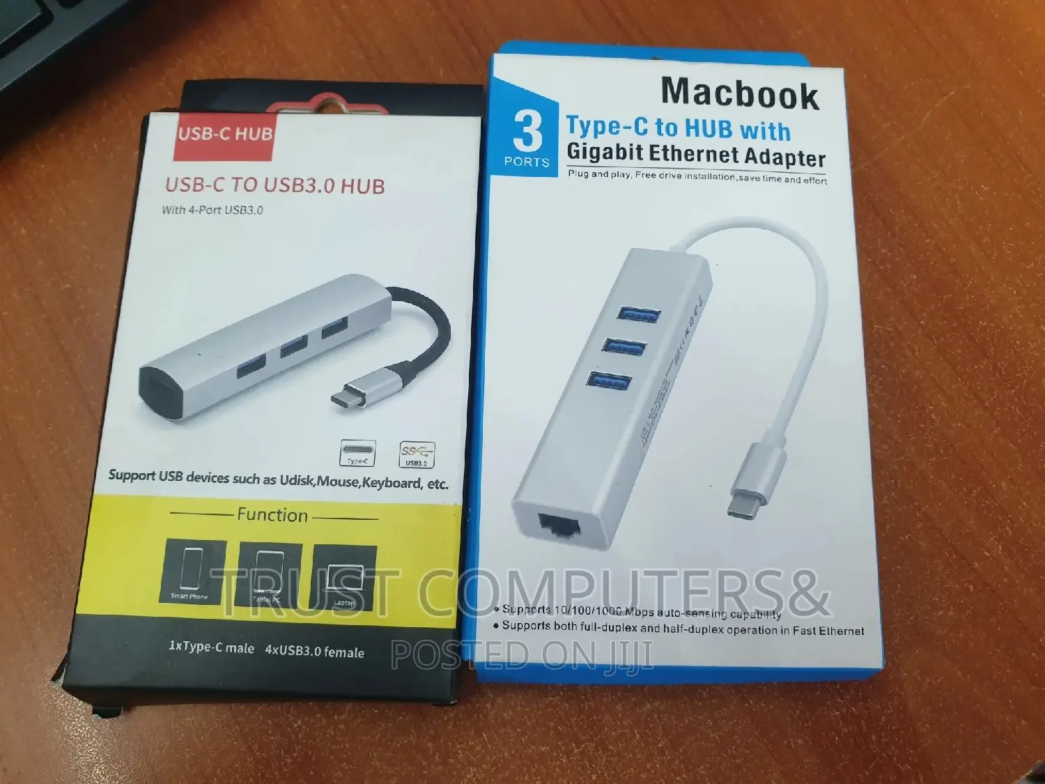 Type C 3.0 To, Rj45 Lan And Usb Hub