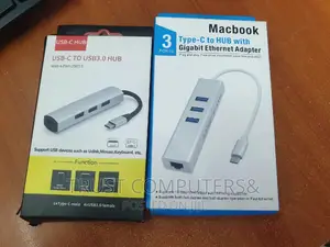 Type C 3.0 To, Rj45 Lan And Usb Hub
