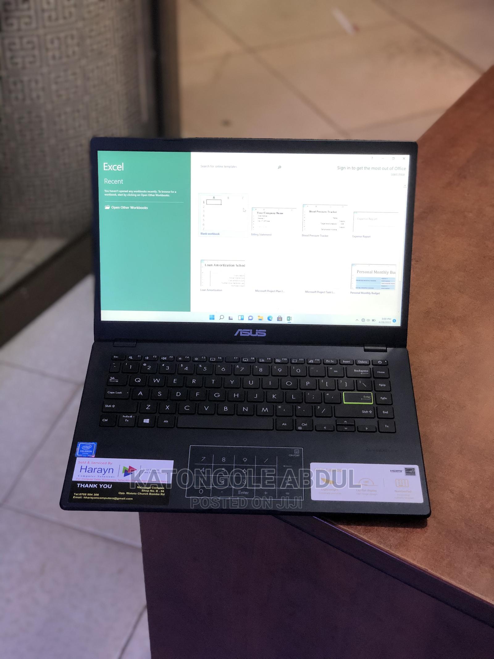 New Laptop Asus Vivobook E410M 4GB Intel SSD 256GB in Central Division