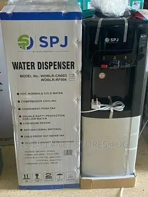 SPJ (Hot/Normal/Cold) 3 Taps Water Dispensers With a Fridge.